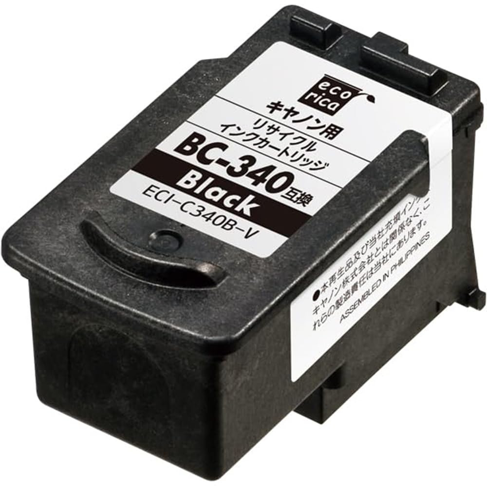 Amazon.co.jp: エコリカ キヤノン BC-340対応リサイクルインク 通常