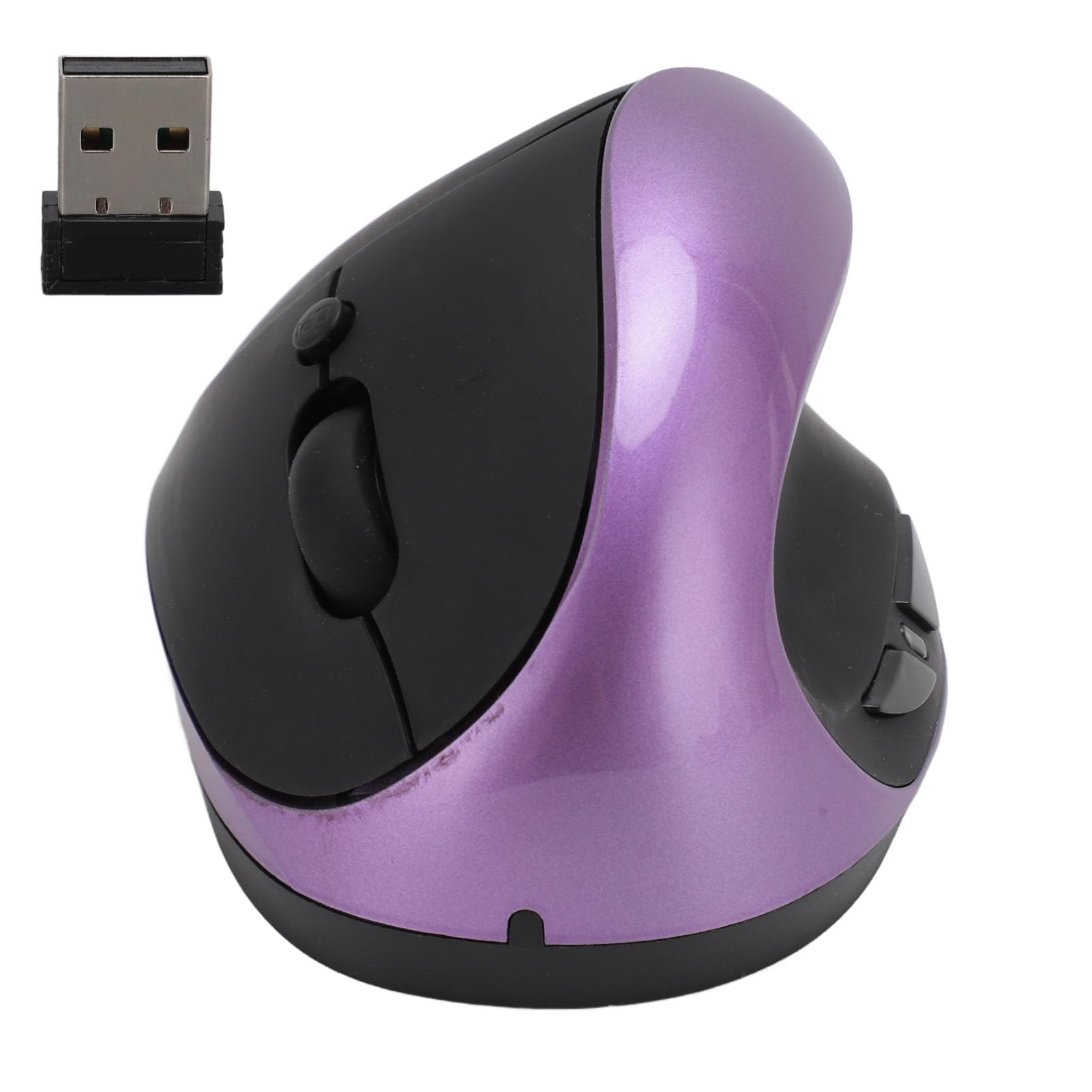 Bewinner1 Drahtlose Maus – 3 DPI-Stufen (800/1200/1600), USB-Empfänger, Leise, Für PC/Laptop/MacBook, Rosa