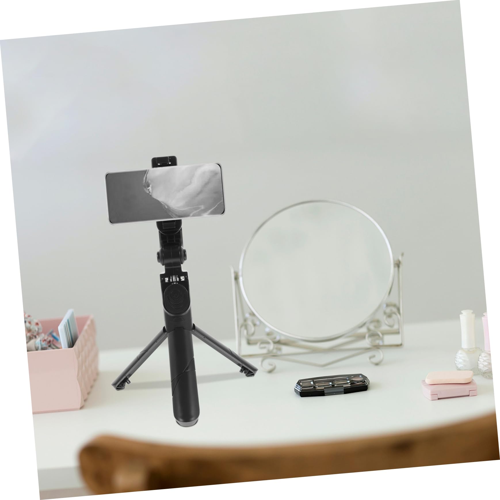Balacoo Multi-Purpose Selfie Stick Holder Mini Tripod for Phone Tripod 360° Rotation for Portable Use