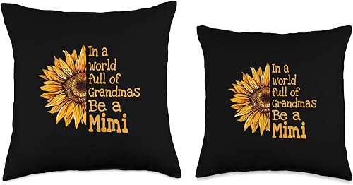Miniatura 3 de Unique Christmas Birthday Mother's Day Gifts Shop In A World Mimi Special Grandma - Almohada de 16 x 16 pulgadas, multicolor