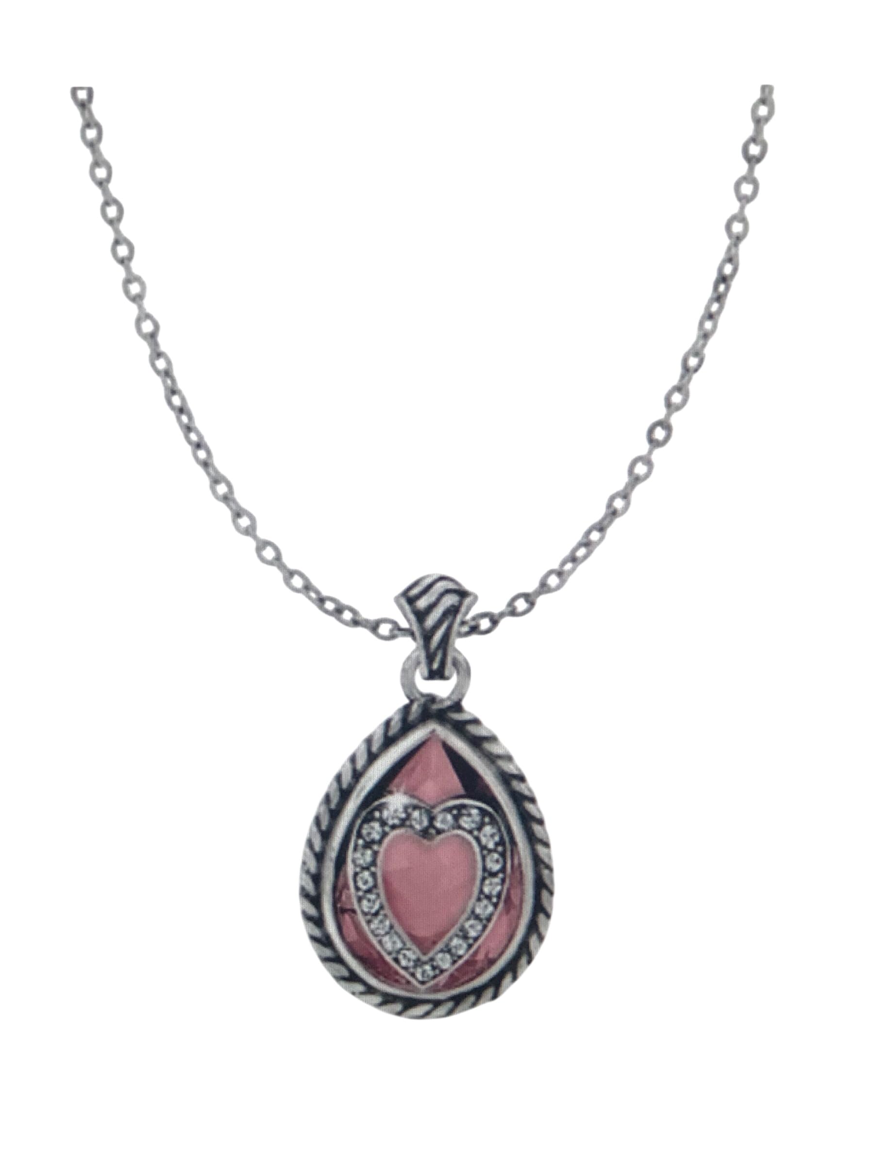 Brighton Your True Color Pink Courageous Heart necklace