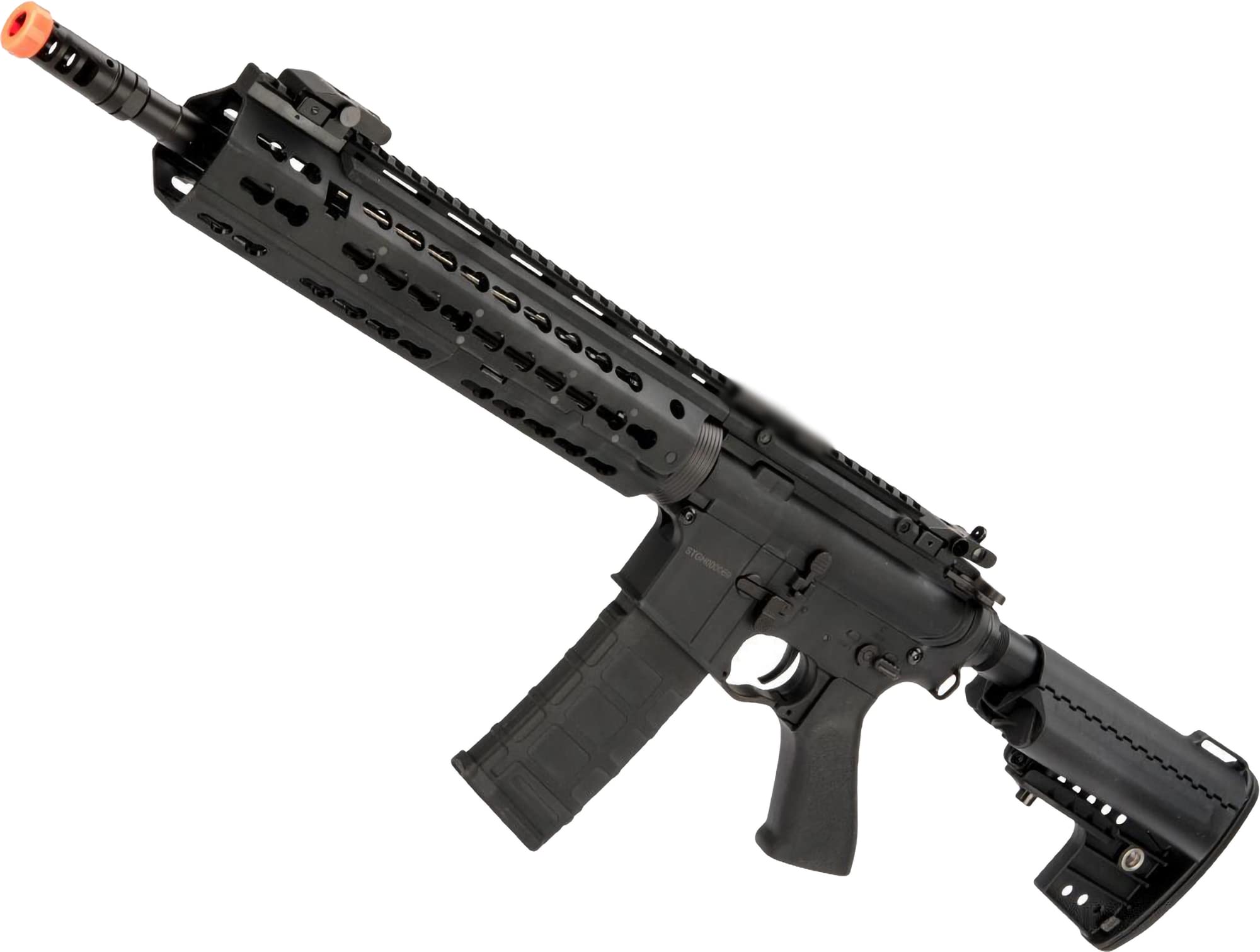 Evike Airsoft - CYMA Sport Keymod-S Airsoft M4 AEG (Color: Black/Carbine Length)