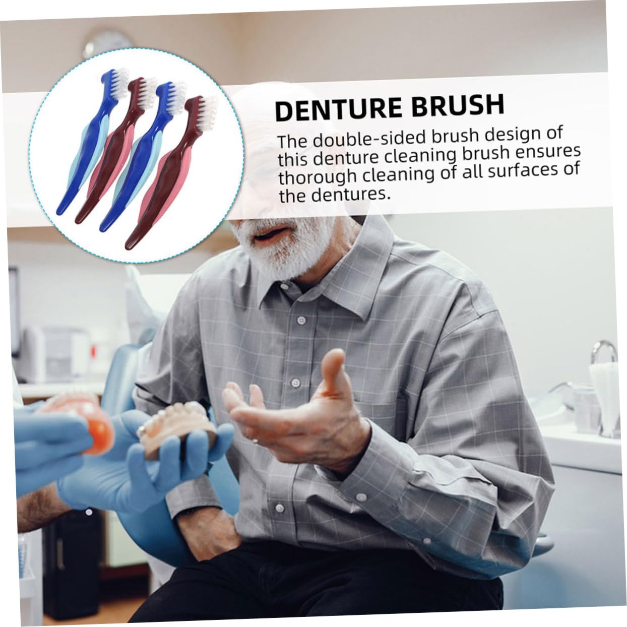 Beavorty Set Di 5 Spazzolini Portatili Piccoli Spazzolini Da Denti Per La Pulizia Da Viaggio Materiale in Nylon Pp 2 Pezzi * 5