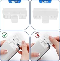 Vista 8 de fishkeeper Cepillo limpiador de vidrio magnético fuerte para acuario, herramienta de limpieza de imán de algas para pecera con 2 raspadores