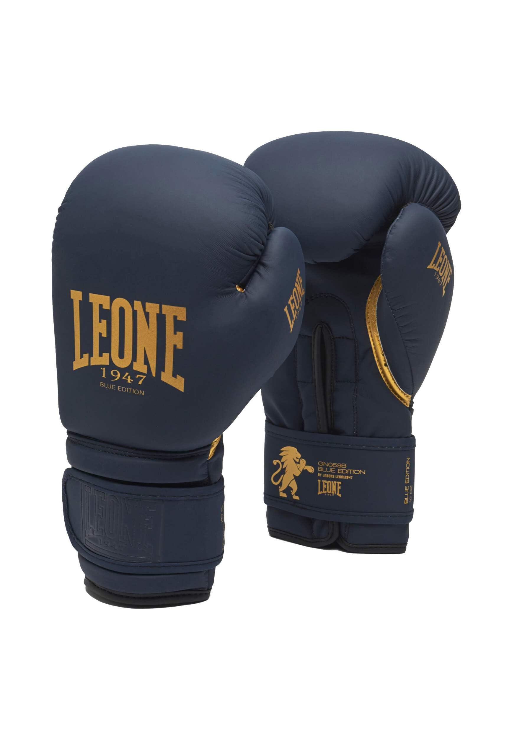 LEONE 1947 Unisex Gn059 Boxing Gloves, Blue, 12 Oz EU