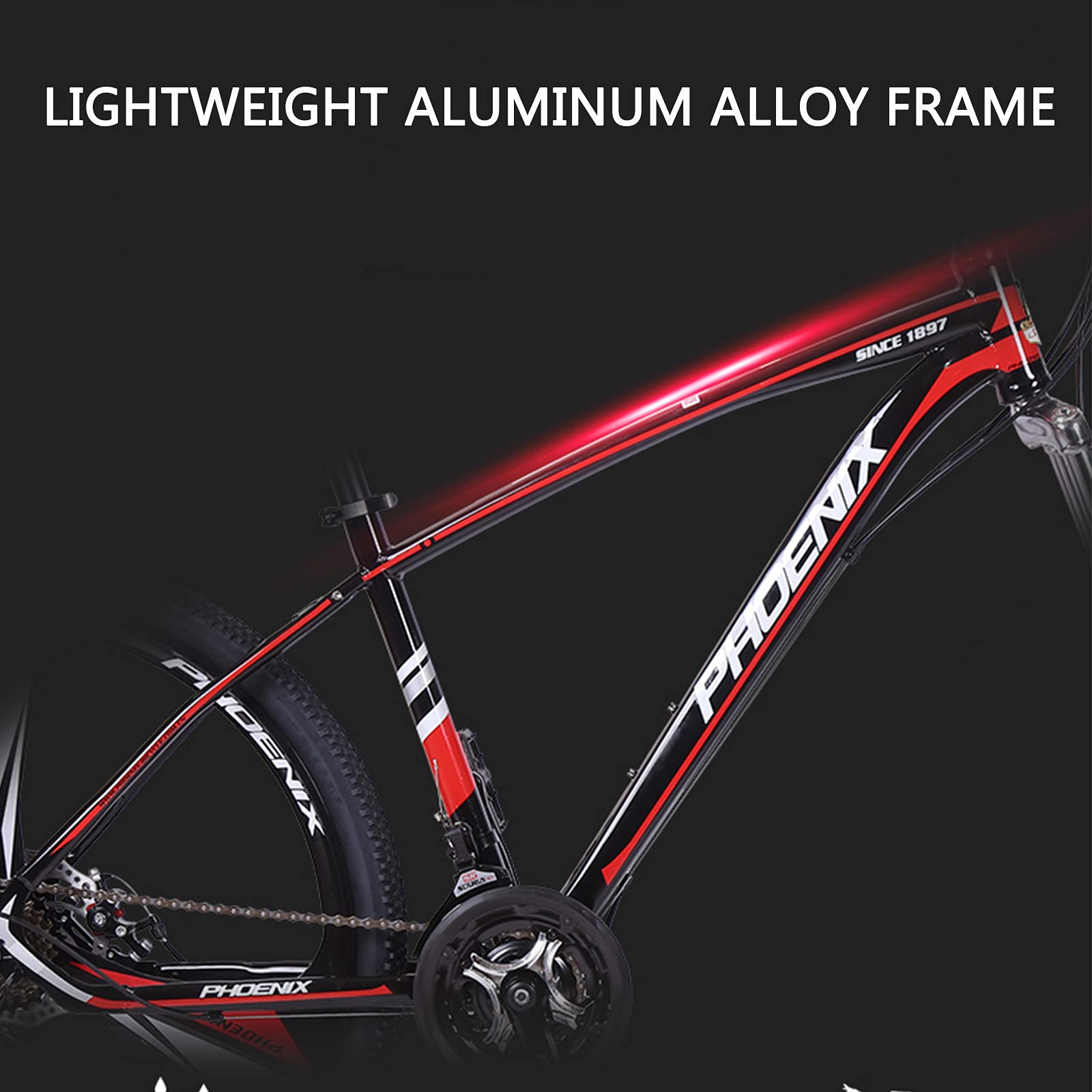 Amazon | マウンテンバイク女性と男性用の26インチ、大人とティーン用