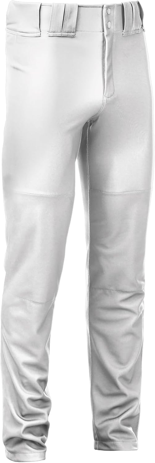 Boombah Men's Hypertech Series Baseball Full Length Pants, Reinforced Knees - Solid