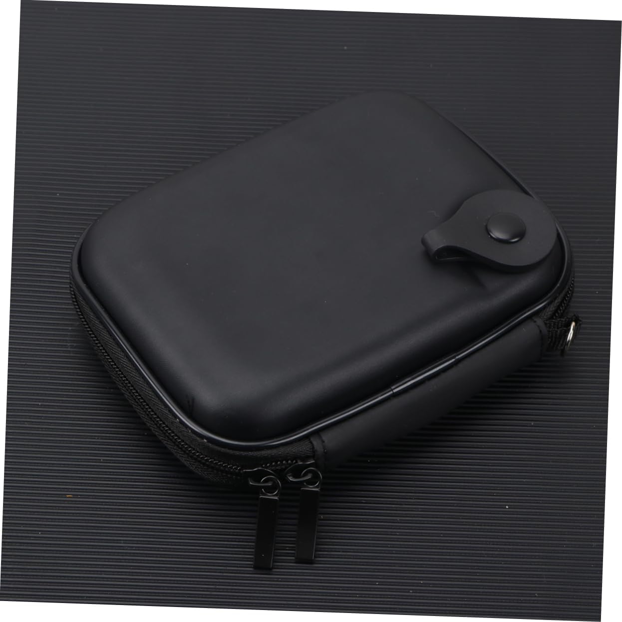balacoo Eva Digital Accessories Storage Bag Fall Electronics Protection Organizer for Power Bank Earphones USB Cables Durable Zippered Design with Hook Black image 5