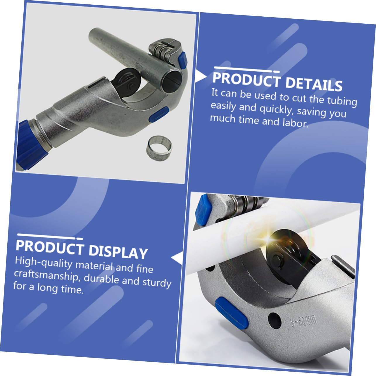 NULYLU Professional Tubing Cutter Tool Hand Cutting Machine for Materials 4-32mm Pvc Tube Cutter