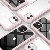 Vista 722 de Diaclara - Funda diseñada para iPhone 15 Plus de 6.7 pulgadas, transparente, cuerpo completo, con protector de pantalla, resistente de protección