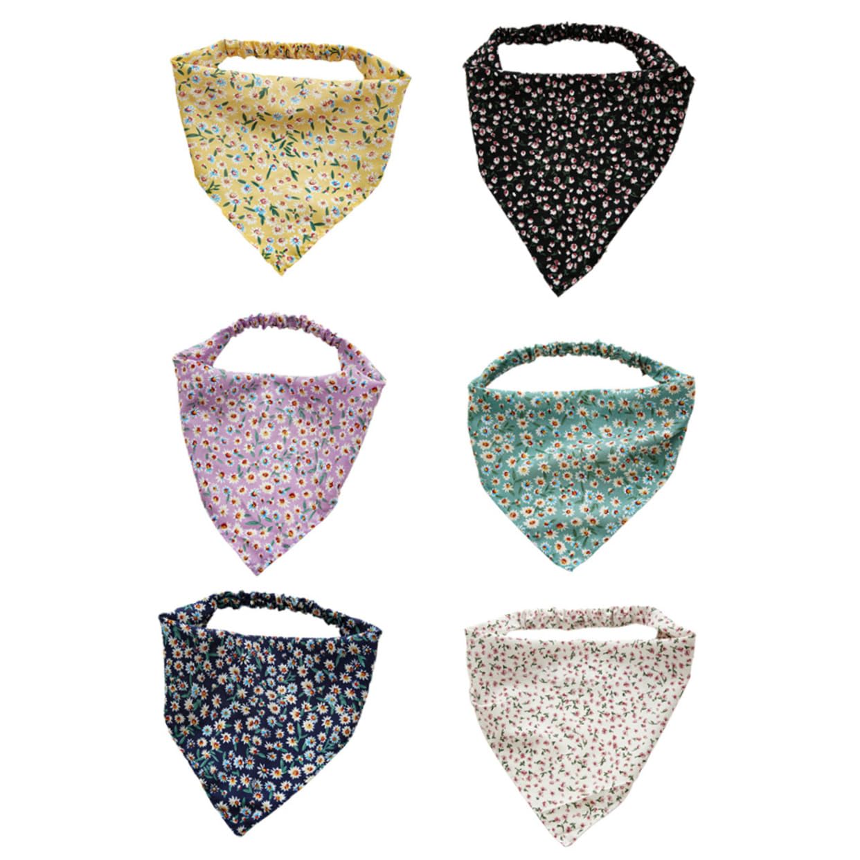 minkissy 30pezzi Fasce Per Floral Stoffa Da Accessori Eleganti Per Donne Per Festival Musicali e Attività All Aperto
