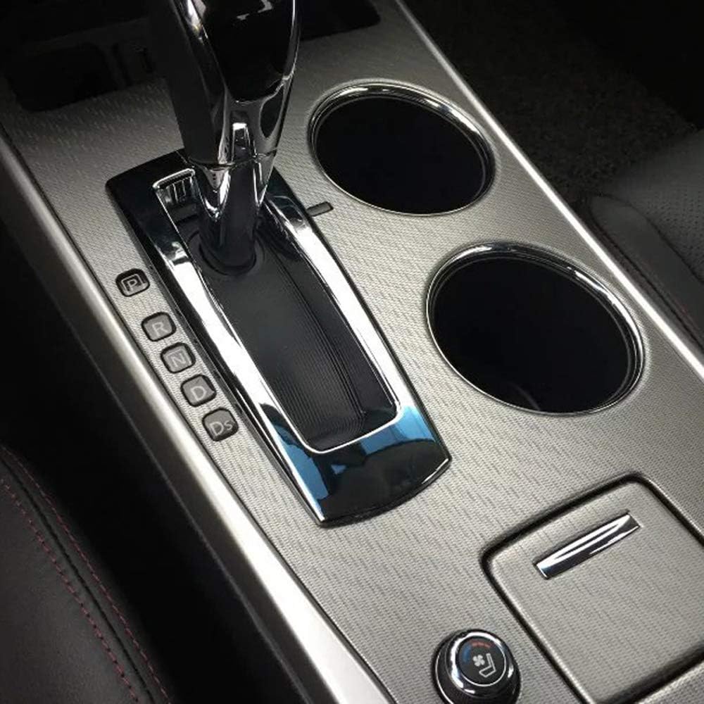 Kadore Interior Gear Shift Panel Cover Trim for Nissan Teana Altima 2013 2014 2015 ABS Chrome 1PC/Set