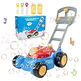 Upgraded Bubble Lawn Mower for Kids Toddlers,Automatic Bubble Machine with Music,Durable Bubble Maker Blower Gardening Outdoor Toys Gifts for Summer,Parties,Picnics,Birthday,Christmas