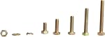 1600PCS M4 M5 M6 8.8 Bols et noix de qualité à usage lourd & Kit d'assortiment de rondelles de serrure, boulons lourds, 15 Tailles Vis et écrous Kit d'assortiment