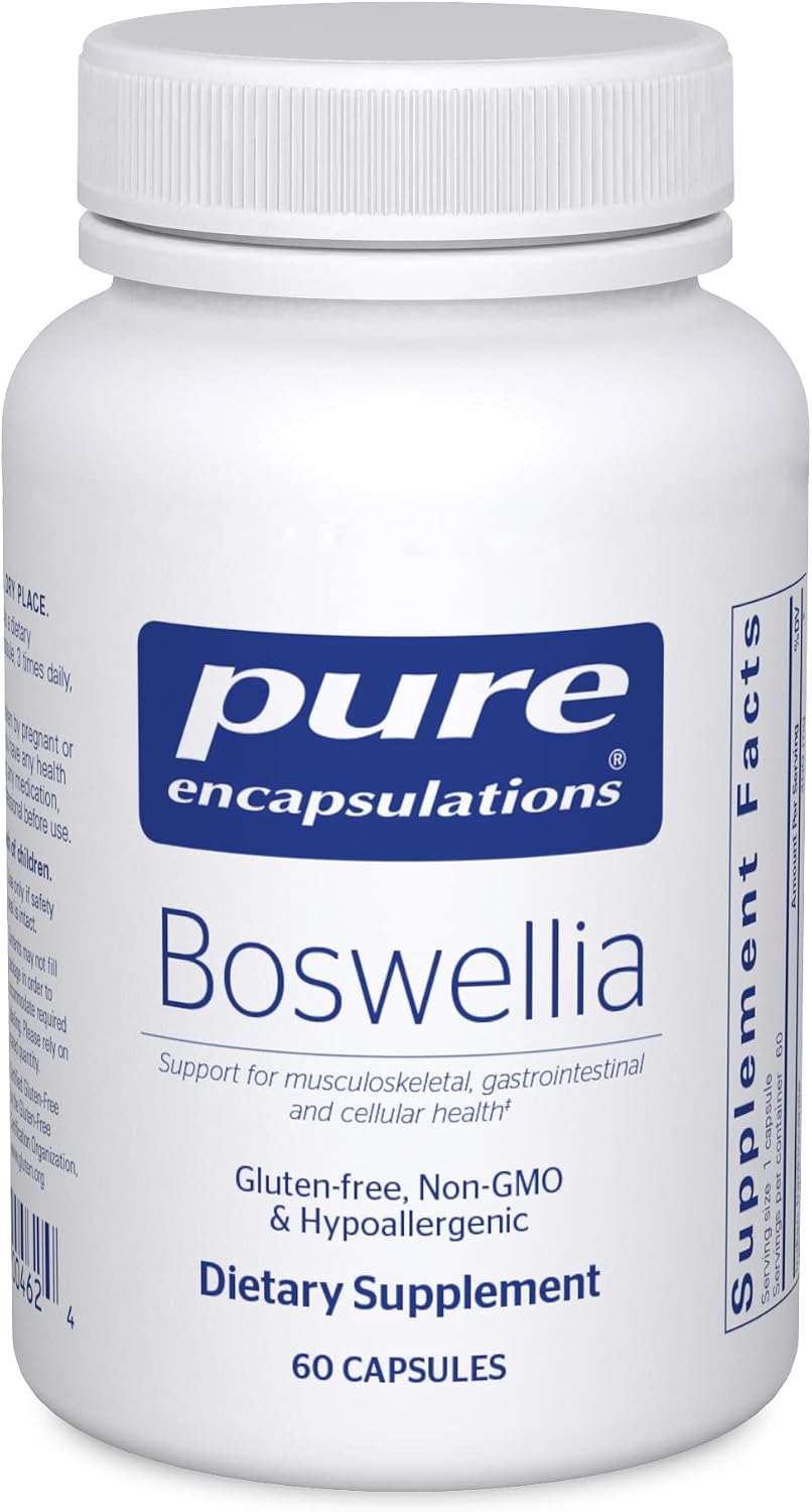 Pure Encapsulations Boswellia | Supplement to Support Healthy Joints, Connective Tissue, Colon, and Musculoskeletal System* | 60 Capsules