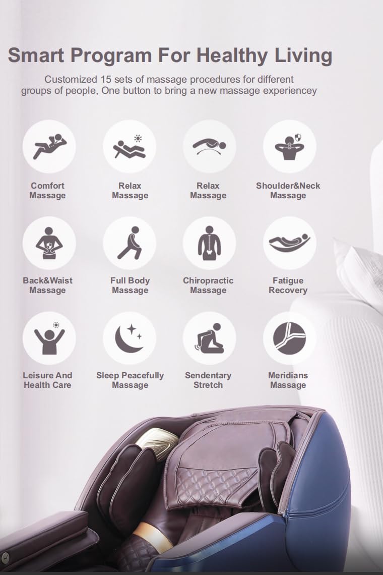 Bharati international Upgraded and Latest Full Body Massage Chair with SL Track and Zero Gravity with 5 Years of Warranty Bharati international Upgraded and Latest Full Body Massage Chair with SL Track and Zero Gravity with 5 Years of Warranty