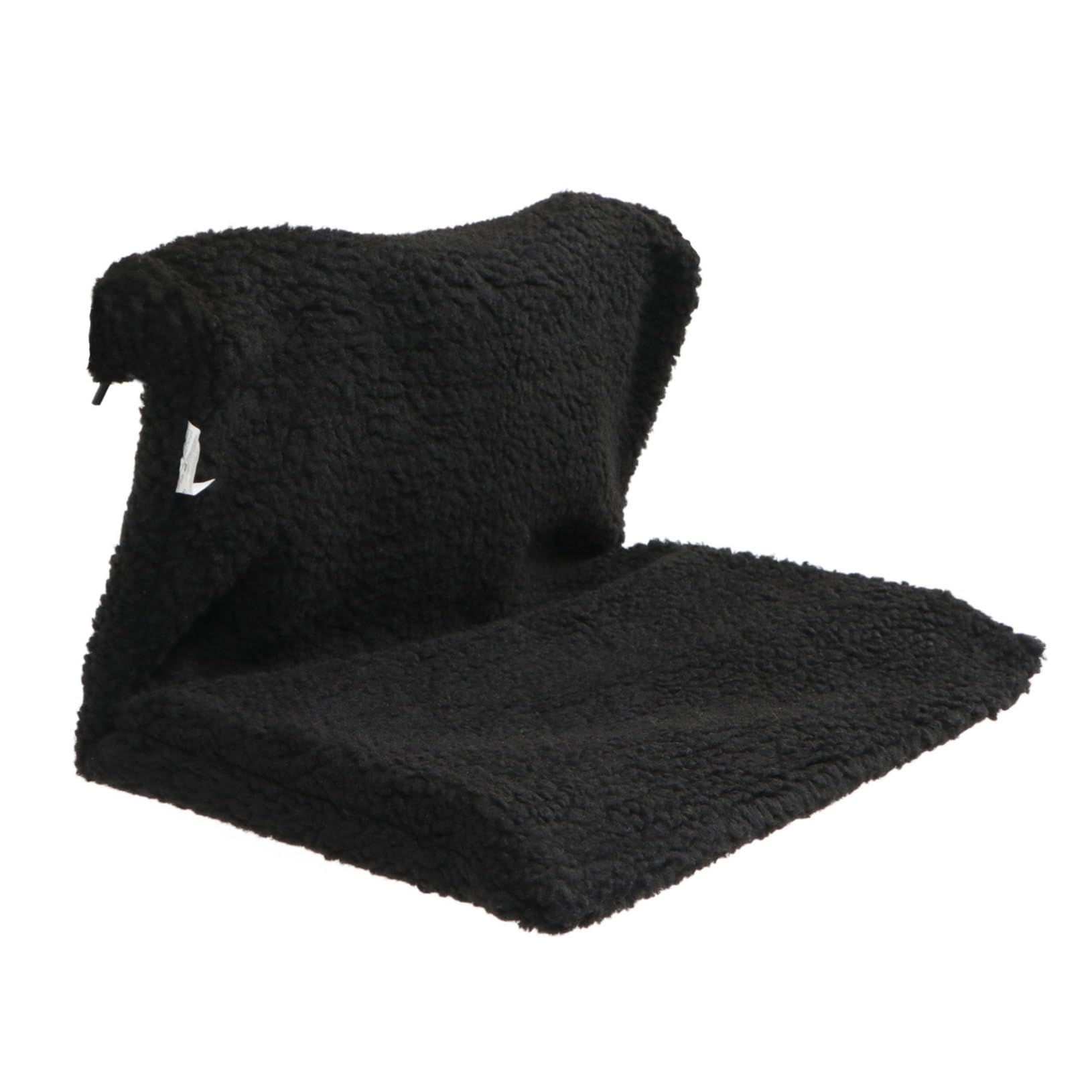 TOYANDONA Lit Suspendu pour Chat Cadre Métallique Hamac Radiateur Chaud et Confortable Noire pour et Petits Chiens Support pour Hiver