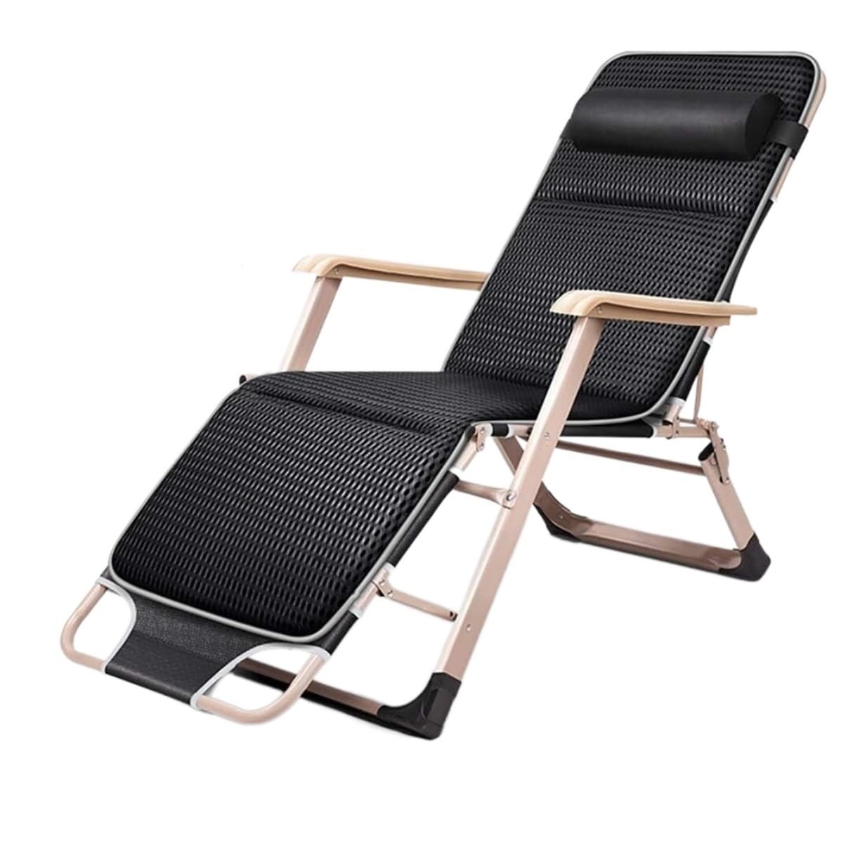 Chaise longue pliable pour soulager le dos pendant la sieste au bureau