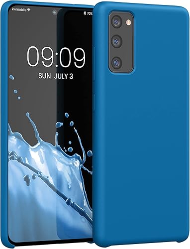 Miniatura 51 de kwmobile Funda Compatible con Samsung Galaxy S22 - Funda de teléfono de silicona TPU con acabado suave - Rojo Ruibarbo Piedra antigua,Azul