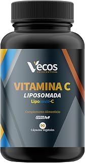 Vitamina C Liposomal 500 mg | 90 Cápsulas, Suministro 3 Meses | Pura y Altamente Biodisponible | Apoya Sistema Inmunológico | Sin Aditivos, 100% Vegan