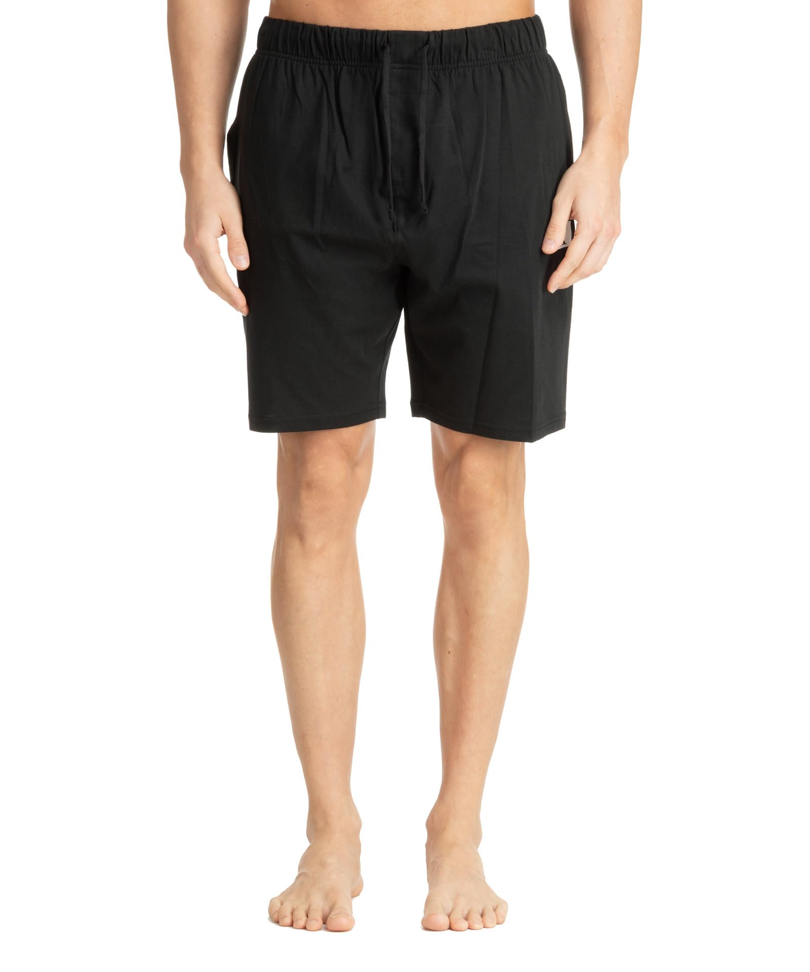 Calvin Klein Hombre Pantalón de Pijama Corto, Negro (Black), S