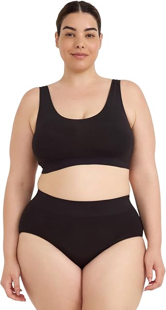 Organic Basics Womens Smooth Scoop Neck Seamless Bralette