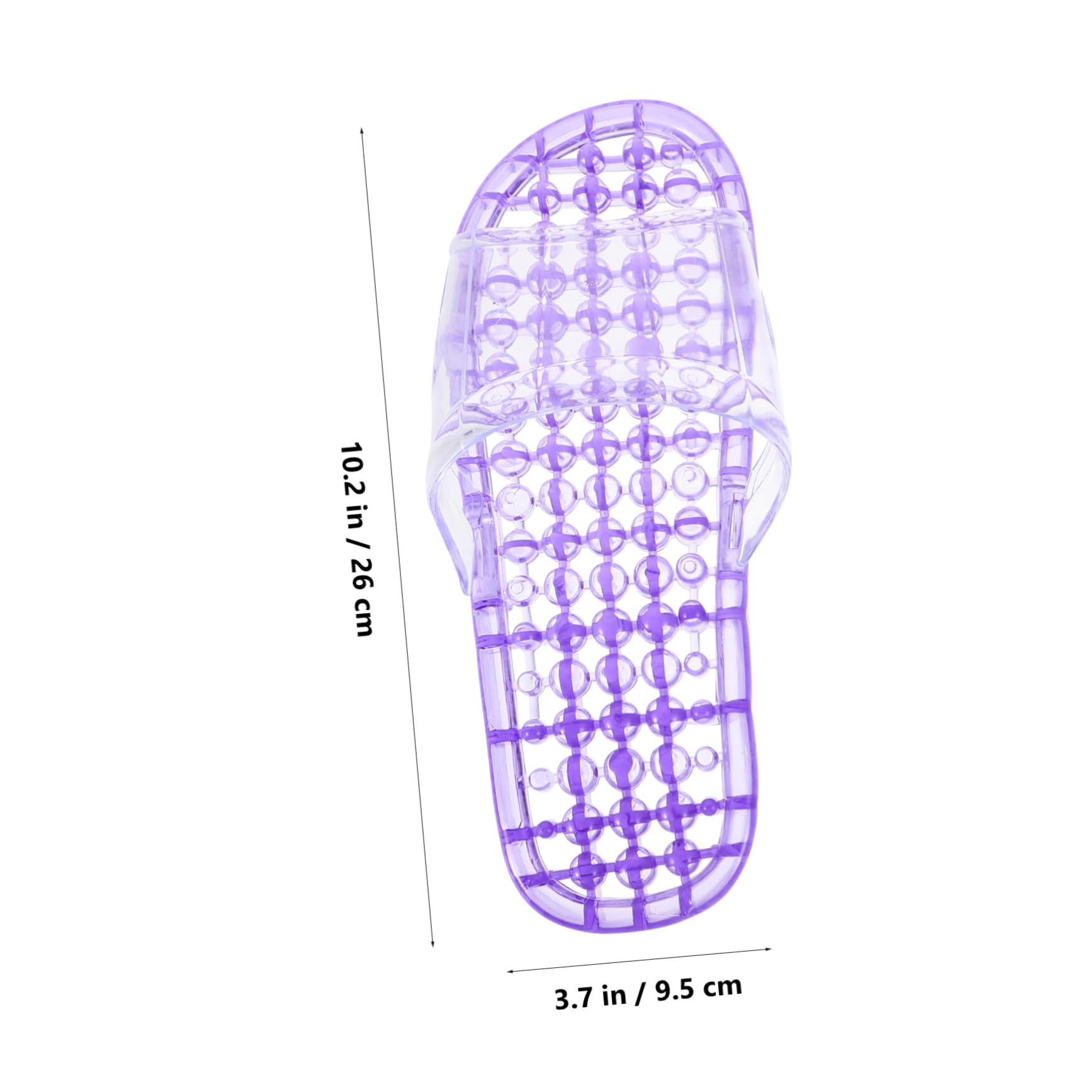 PartyKindom 1Pair Unisex Massage Slippers for Spa Relaxation Non Slip Footwear for Bath Shower Easy to Clean Design Mother Day present