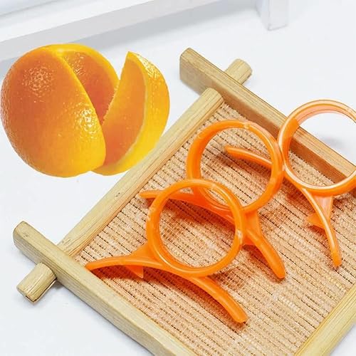 Miniatura 5 de Orange Peeler Tools - Pelador de plástico naranja herramienta de pelado simple para limón naranja mango pitayatools utensilios de cocina paquete de 6