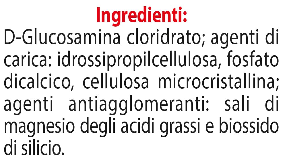 ESI - No-Dol Glucosamina 500, Integratore Alimentare a Base di Glucosamina, Elemento Caratterizzante di Tessuti Connettivi e Cartilagini, Senza Glutine e Vegan, 90 Ovalette
