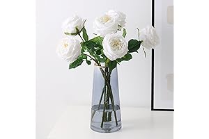 4Pcs Real Touch Peonies|Faux Artificial Roses|Lifelike Peony Flowers