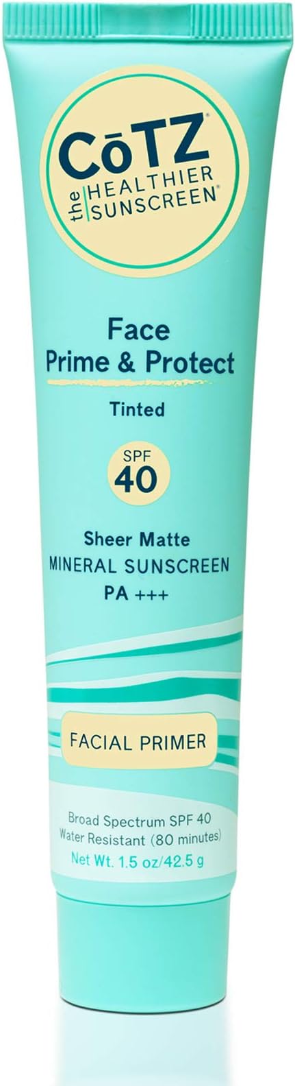 Cotz Face Natural Skin Tone SPF 40, 1.5 Ounce