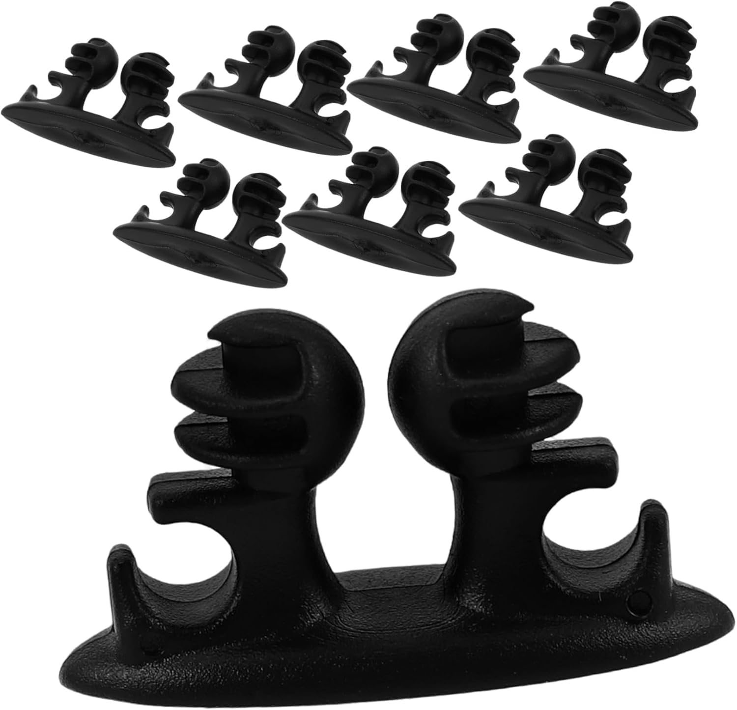 WENINETIES 8 Pcs Cable Clips for Leapmotor T03 dal 2020, Adhesive Wire Holders Cord Management Organizers Self-Adhesive Desk Automotive Accessories