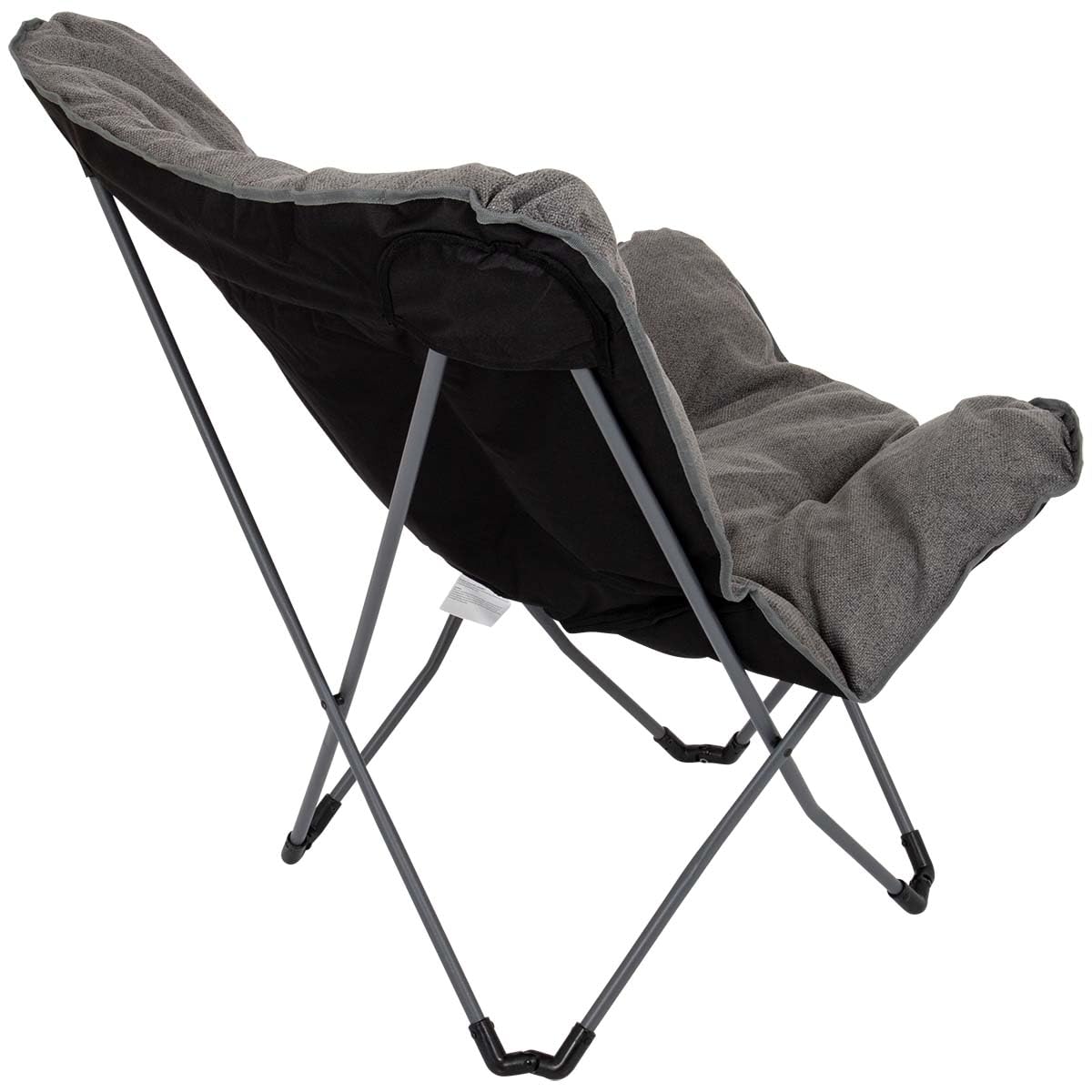 BO-CAMP BC UO Silla mariposa Grainger L gri per campeggiatori e outdoor, per comfort e praticità all’aperto