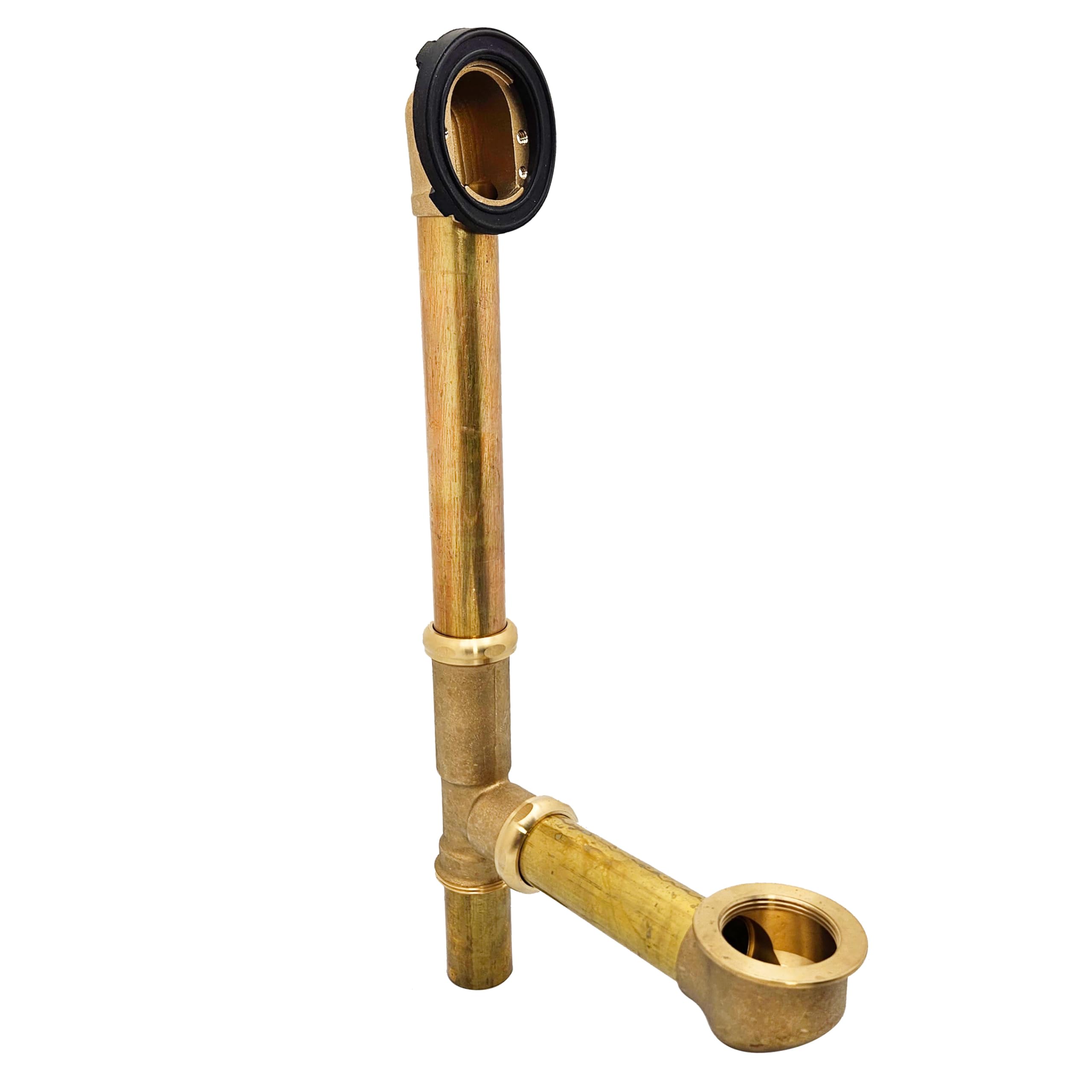 Westbrass D321-20G-07 Wtyczka odpływowa do wanny Twist & Close, satynowy nikiel