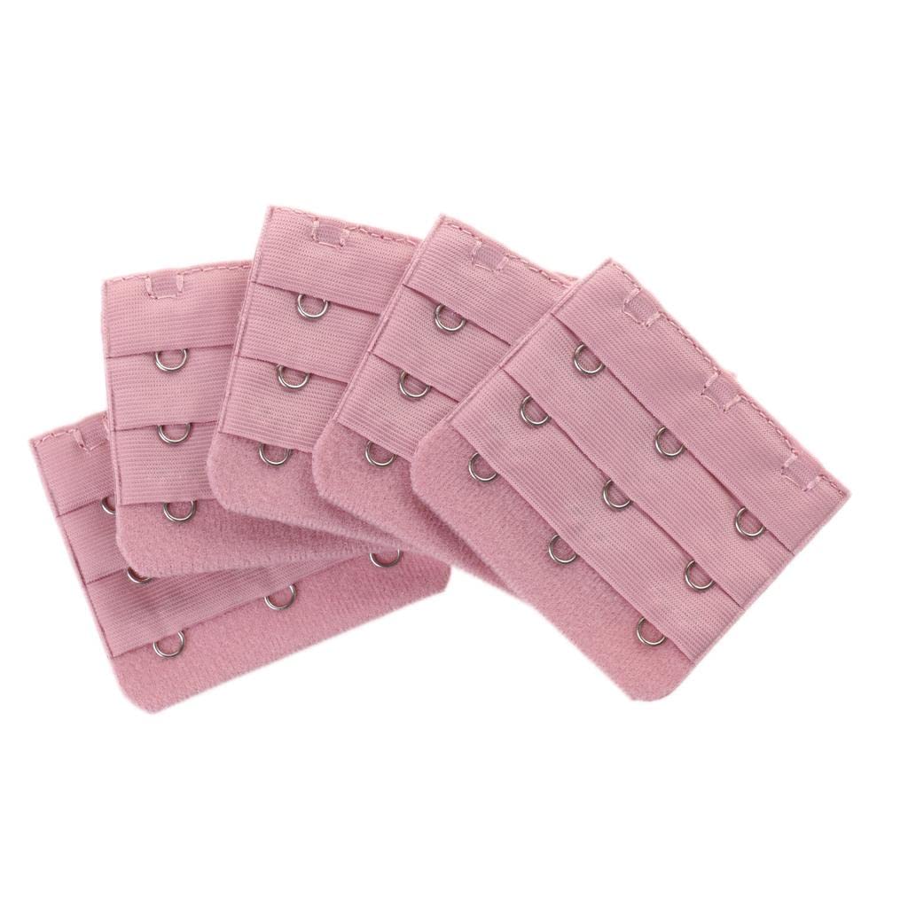 5pcs Elastic Bra Strap Extension Bra Extenders 3x 3 Hook Cameo Brown Clothing, Shoes & Accessories | Womens Clothing | Intimates & Sleep | Bras & Bra Sets-image-29