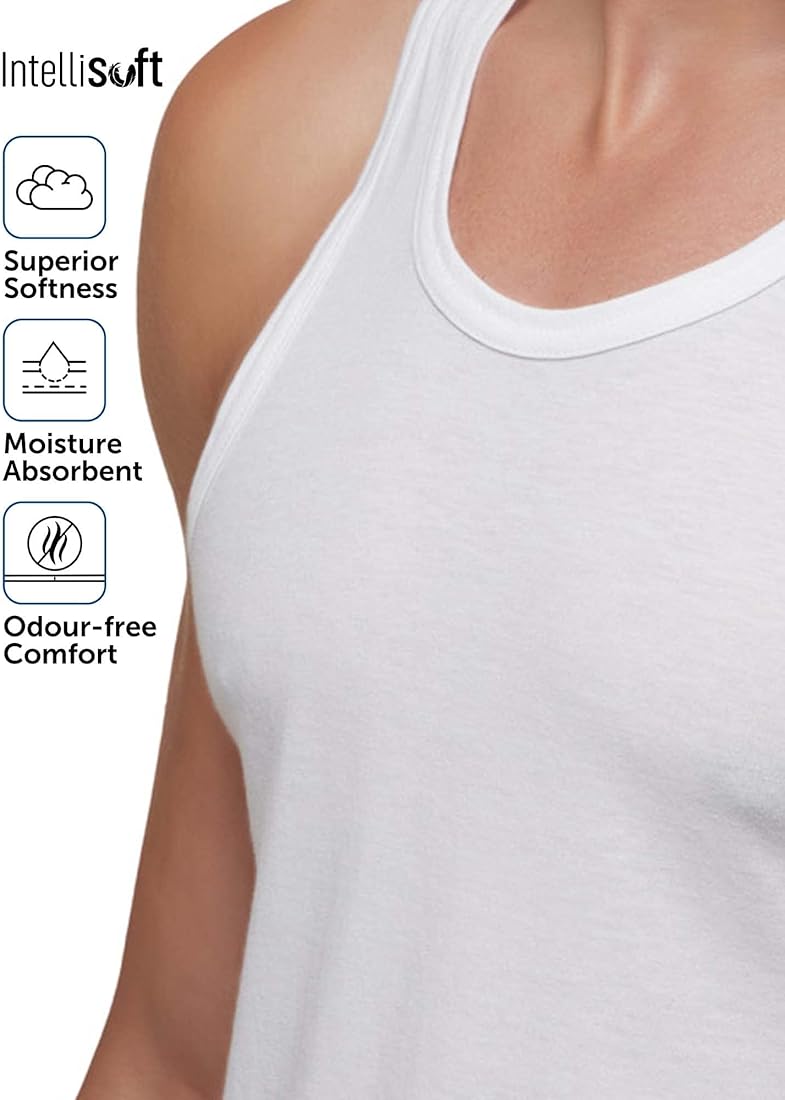 u⭐︎Acka tulle vest satin one-piece Buy XYXX Men's Ace Premium Cotton Modal Round Neck Vest Pack