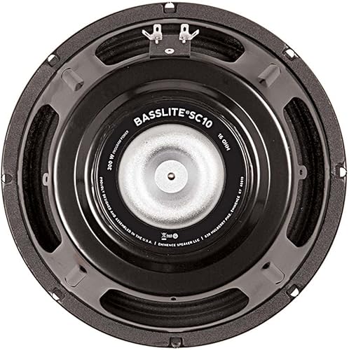 Eminence Basslite SC10 - Altavoz de guitarra bajo de 10 pulgadas, 150 vatios a 16 ohmios
