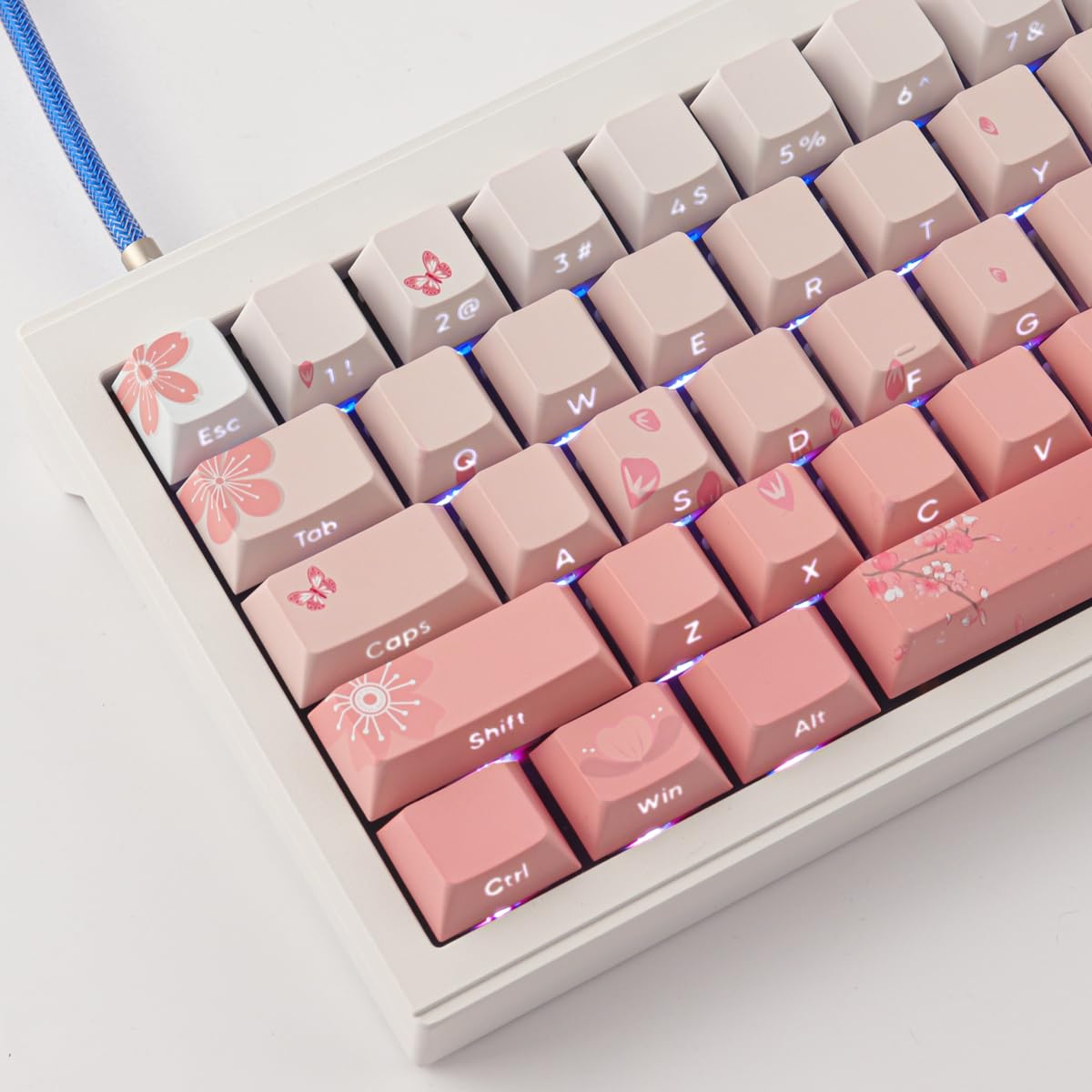 TUT Yakeylt Peach PBT キーキャップセット新品 TUT Yakeylt Peach PBT キーキャップセット新品