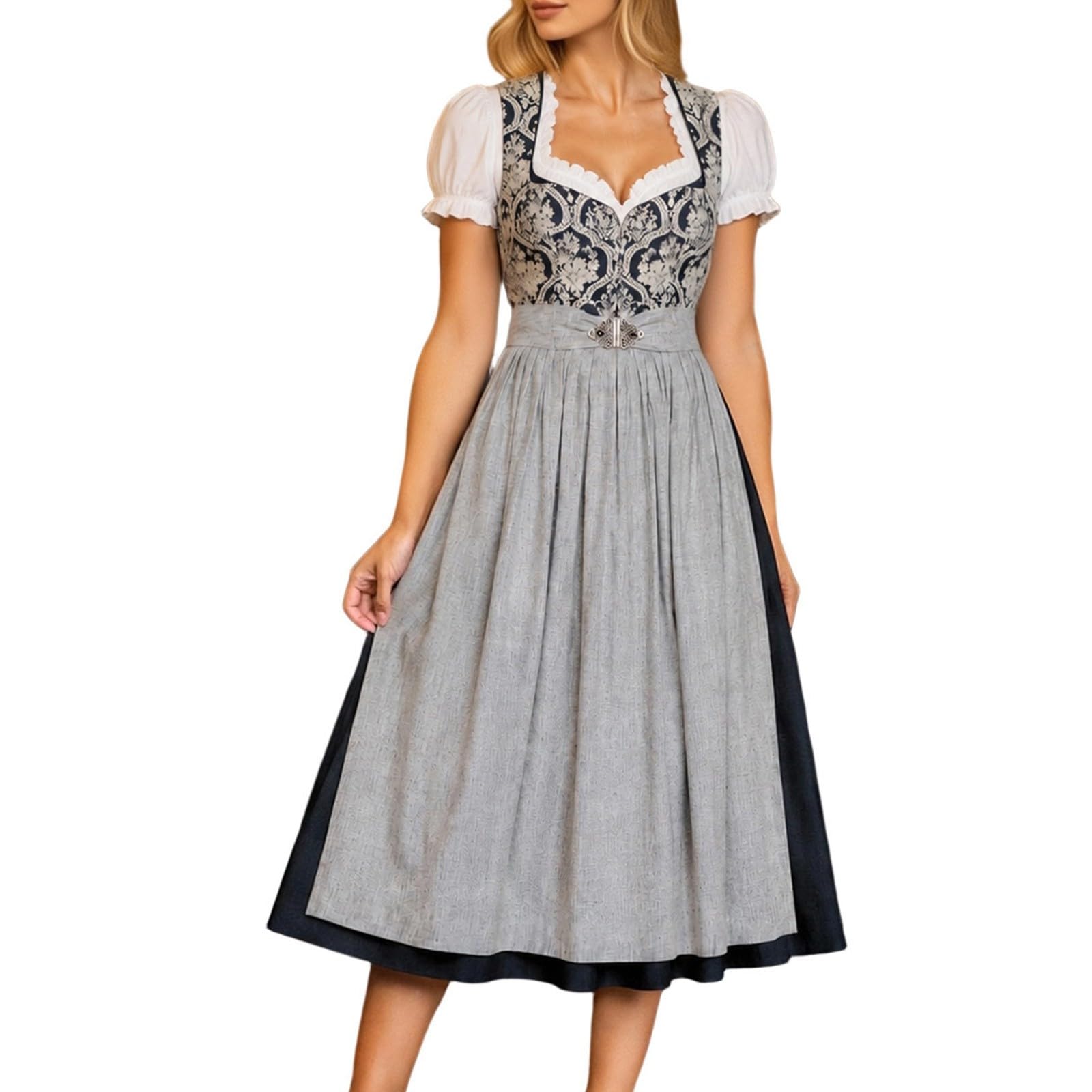 Dirndl Für Damen Samt Dirnsl Lang Dirdl Midi Trachtenrock Kaufen Generisch Schürze Dirndlschürze Dirndlkleid Kostüm Trachtenkleid 'Dirndl Gr 50 Oktoberfest Outfit Große Größen