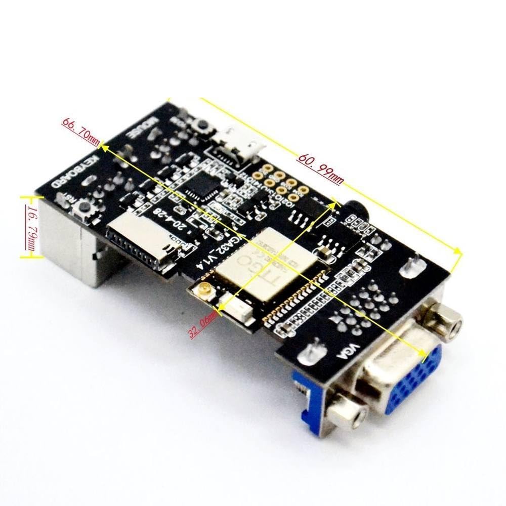 AT41 Fabgl VGA32 VGA ESP32 PSRAM módulo V1.4 controlador PS/2 ratón