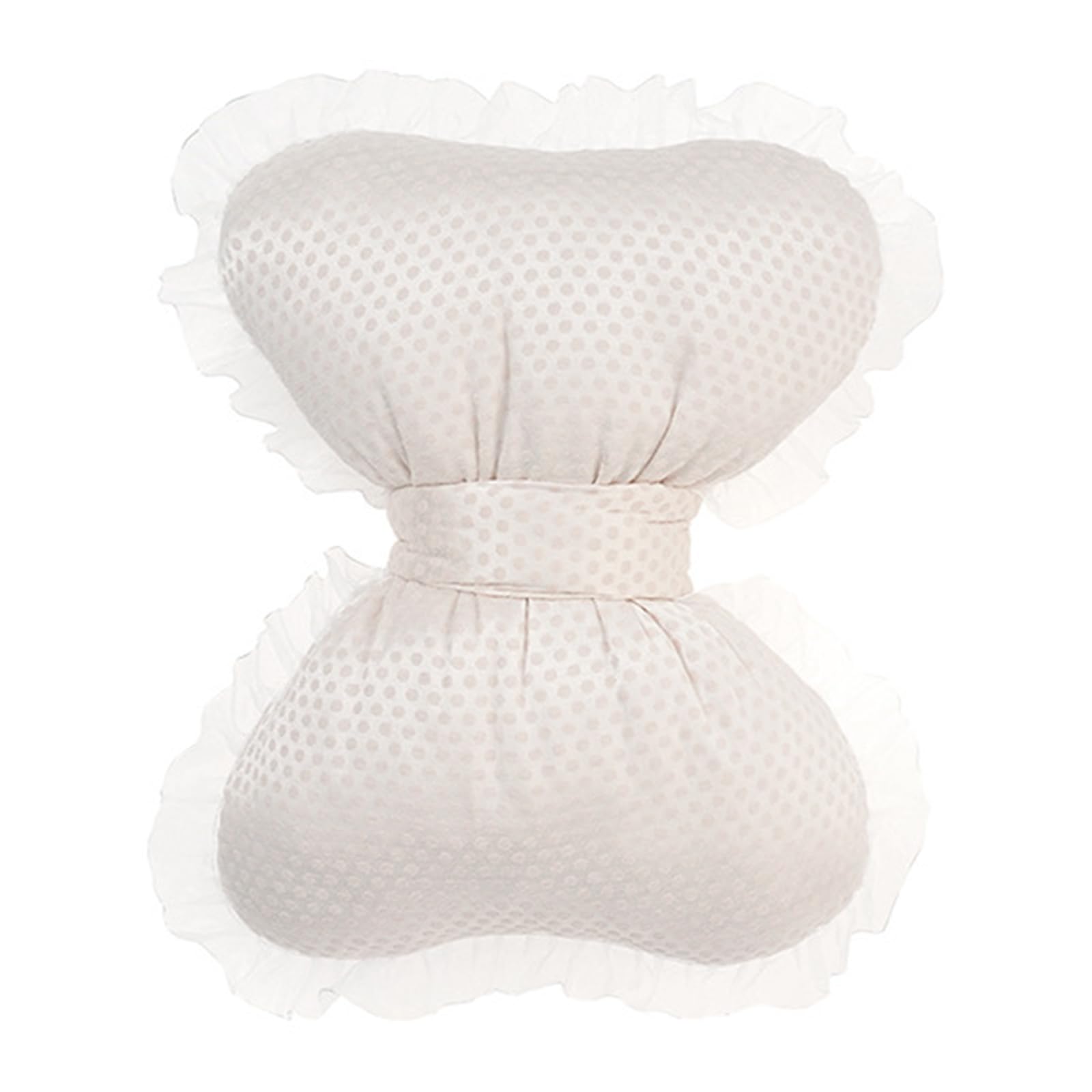 Piceioep Pillow Bowknot Shape for Head Neck Relaxation Living Room Bedroom or Soft PP Filled Decorative Bowknot Cushion Ideal Decorative Cushion Ideal