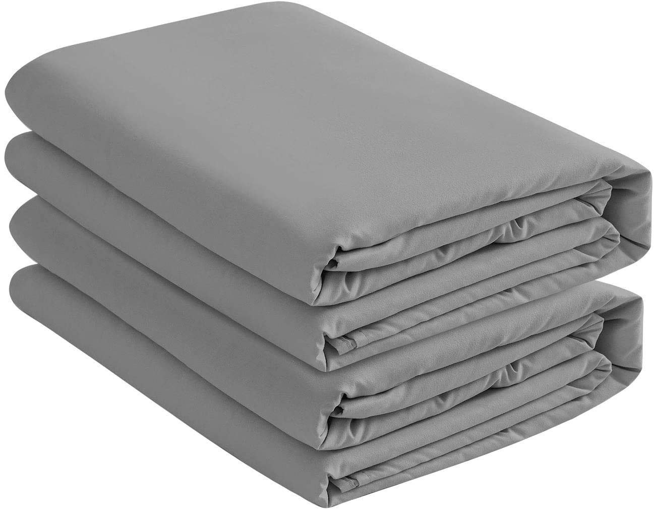 Jersey Knit Microfiber 2 Twin XL Fitted Bottom Bed Sheets (2-Pack) 1800 Ultra Soft - Hypoallergenic - 15" Deep Pocket, 39" x 80" Great for Dorm Room,