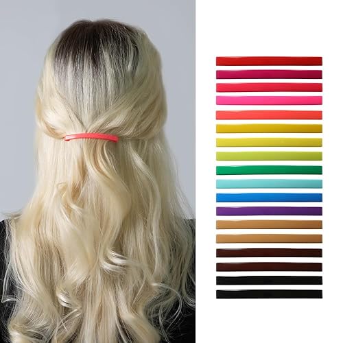 Aurora Pin Juego de pinzas de pasadores para el cabello accesorios de peinado de cúpula de plástico mediano abrazaderas decorativas para media