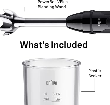 Brown Multi-Quick 5 Vario Hand Blender, Black MQ50001M