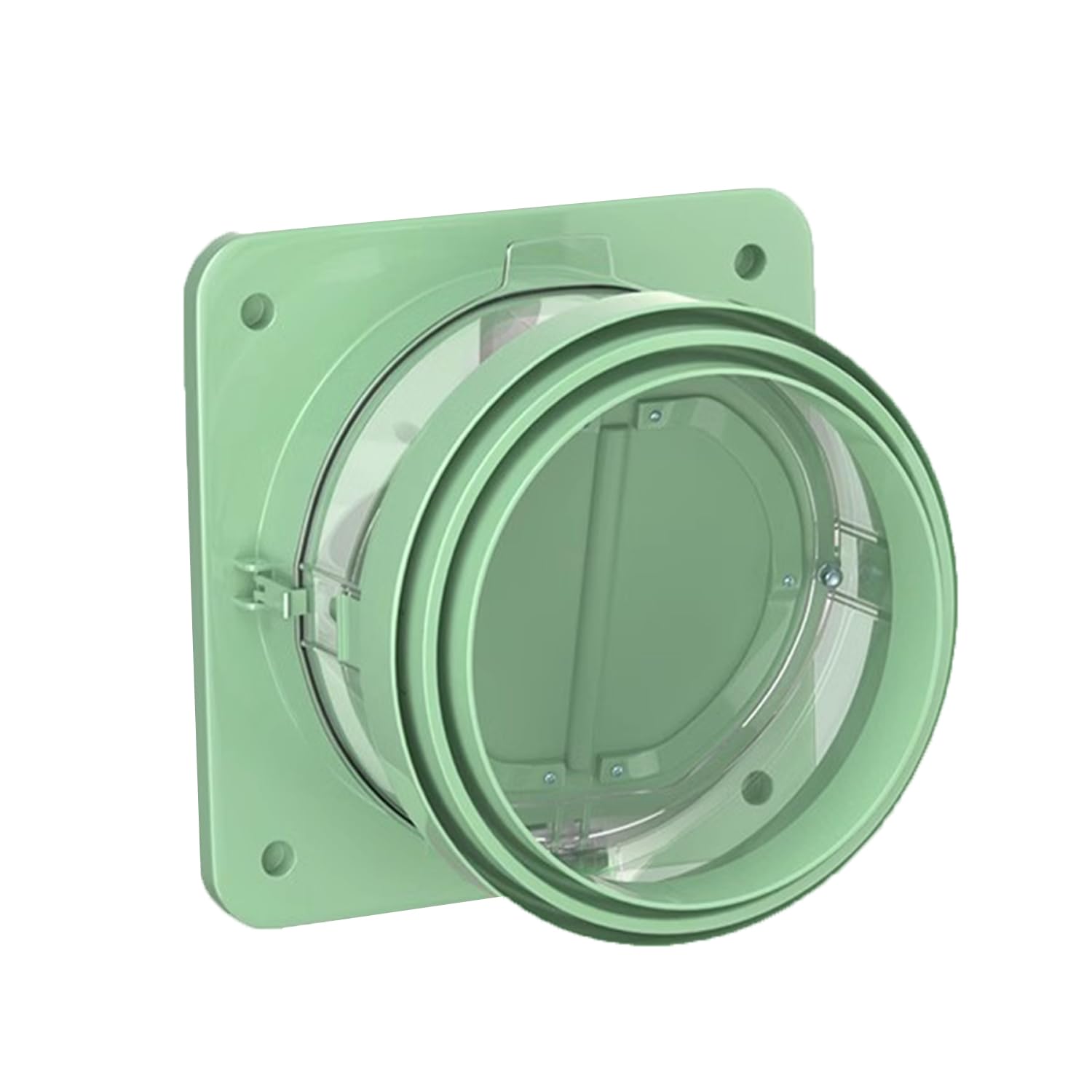 Draft Blocker Backdraft Damper Duct Draft Stopper One-Way Airflow Ducting Insert Backflow Preventer Inline Fan Vent Deflector
