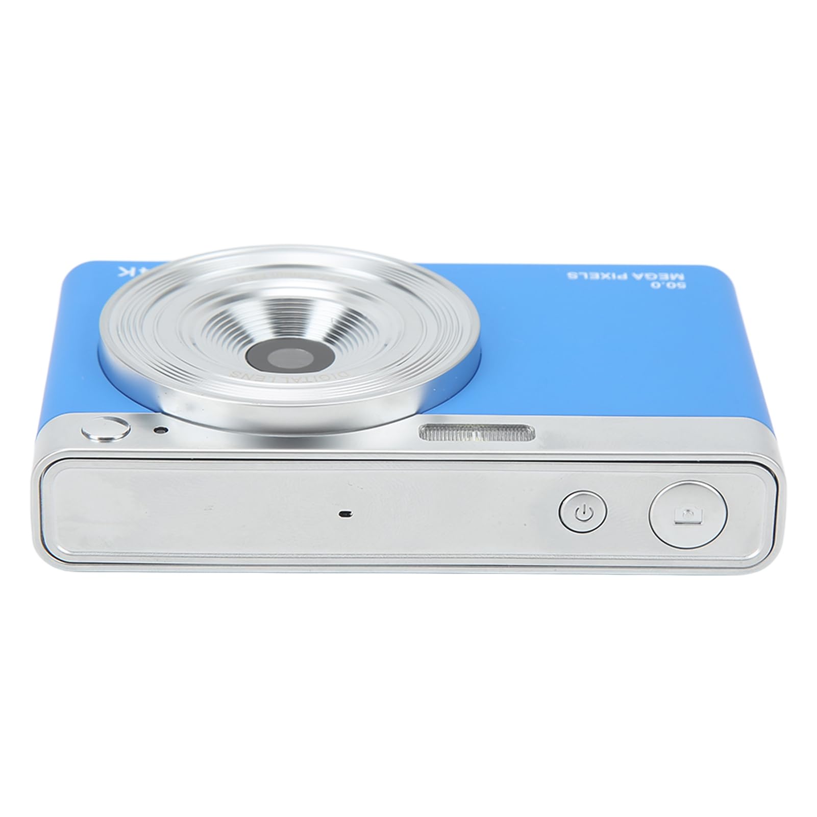 Fotocamera digitale 4K con zoom 16X AF autofocus 50 MP fotocamera mirrorless con schermo HD da 2,8 pollici per VLOG e fotografia macro ABS metallo 183 g (blu)