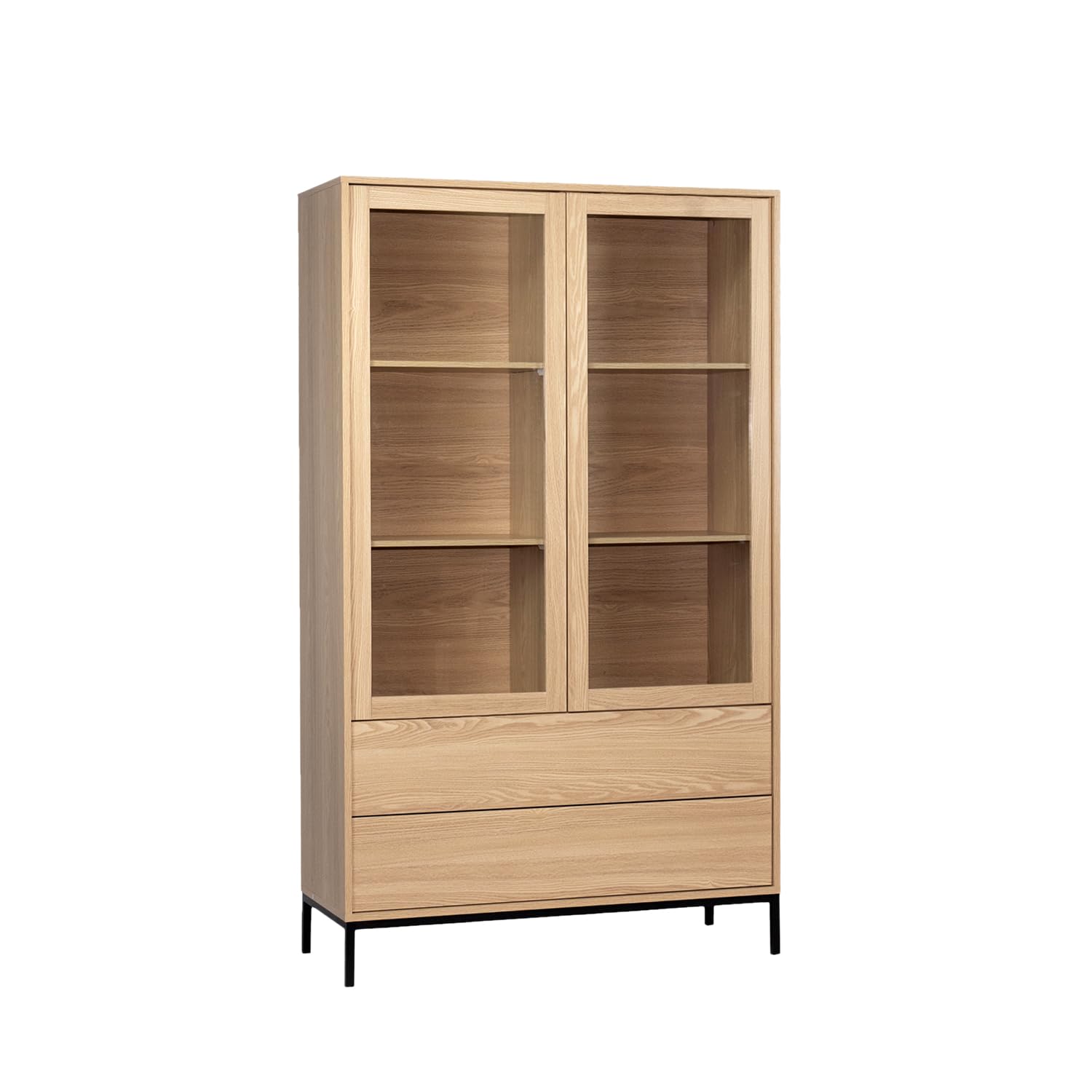 KLAST Vitrina en Madera Color Natural
