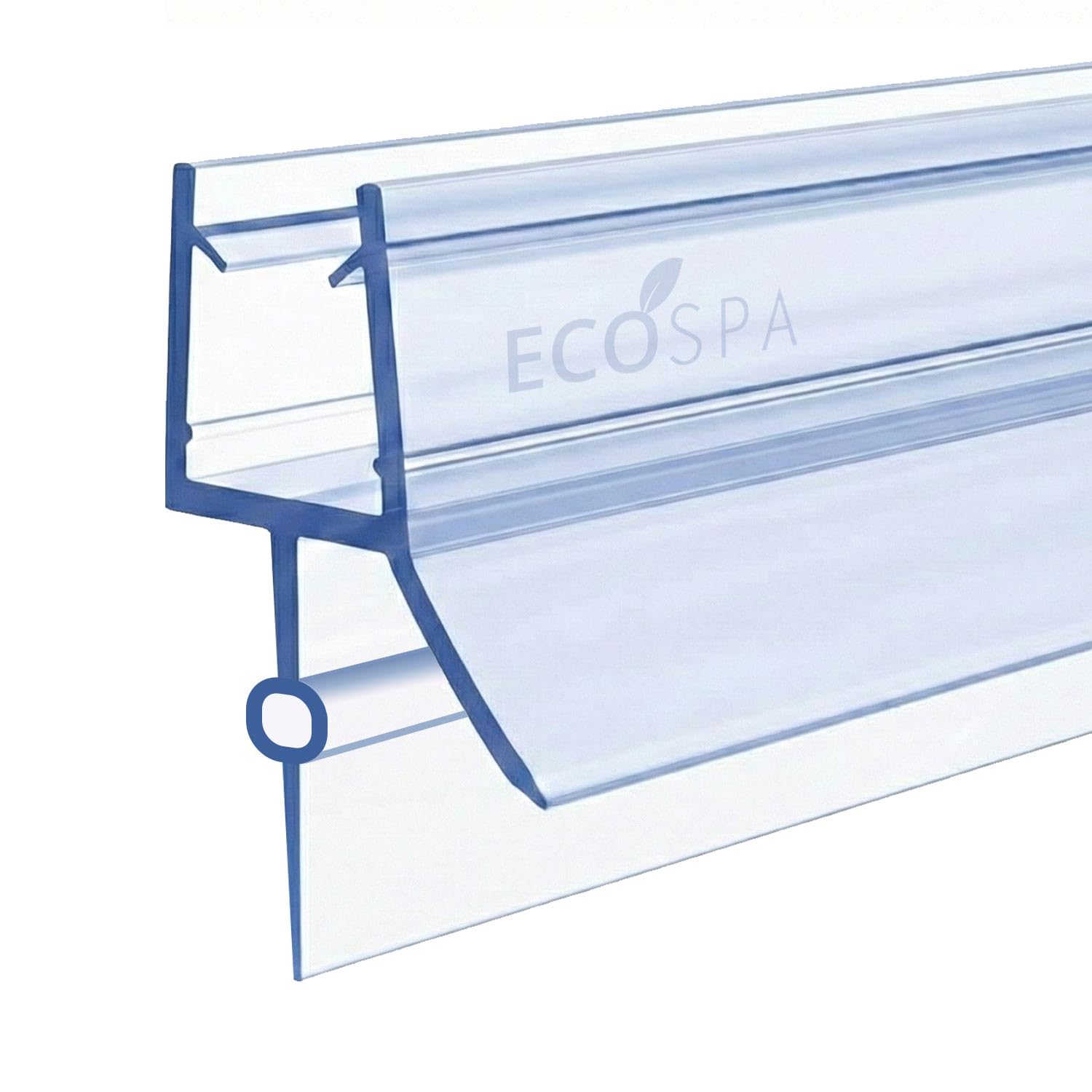 ECOSPA Shower Door Seal Strip for 4-6mm Glass Screens or Door - Seals up to 14mm Gap - Perfect Shower Screen Seal Replacement with 90cm Adjustable Length (Straight) — image 1