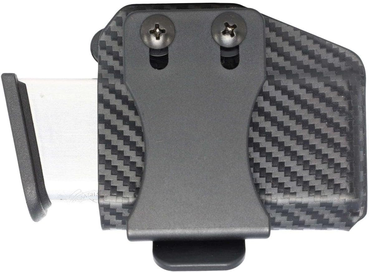 Rounded Horizontal Mag Holster - Single Magazine Holder, OWB Carry, American Made, Concealment Express, Kydex Fits: