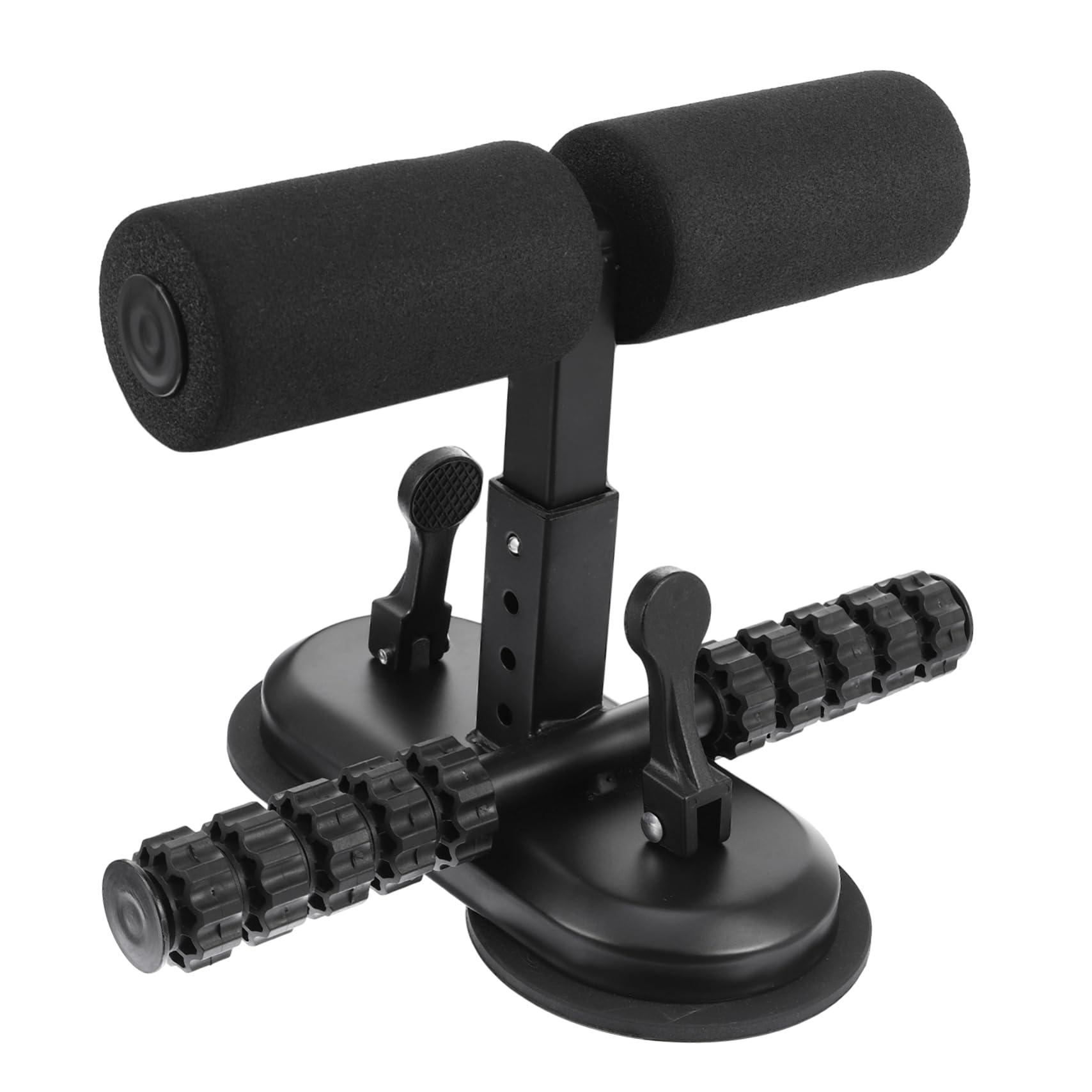 Adjustable Sit-up Assist Device Black Metal Indoor Exercise